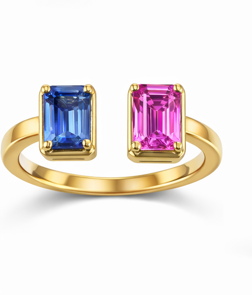 Anillo oro amarillo Toi et Moi