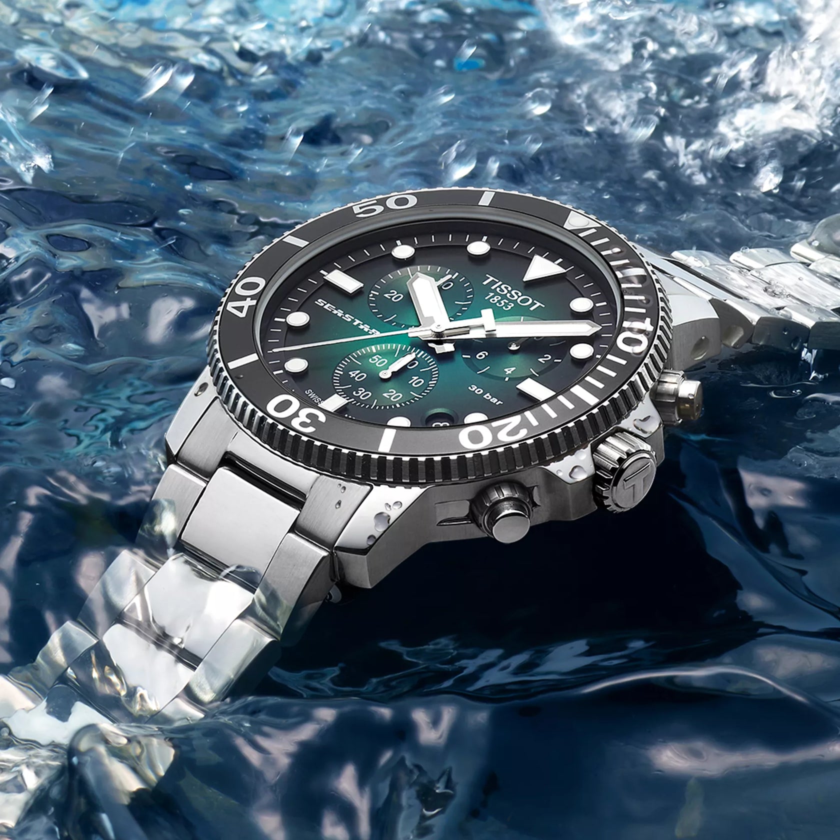 Tissot Seastar 1000 Green 45.5mm