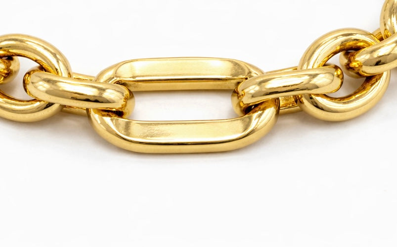 Pulsera de Eslabones en Oro Amarillo