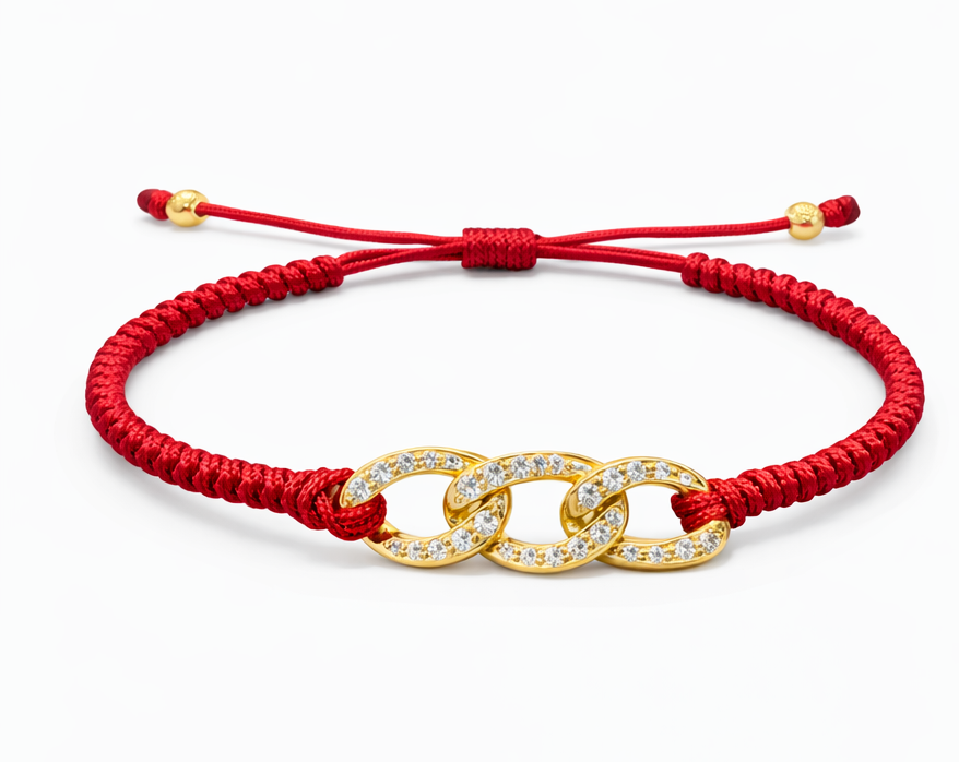 Pulsera Eslabones en Oro Amarillo y Diamantes