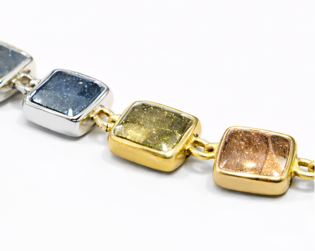 Pulsera Tricolor de Oro