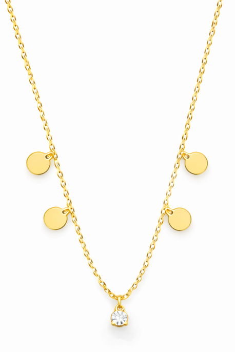 Colgante de Oro Amarillo con Diamante