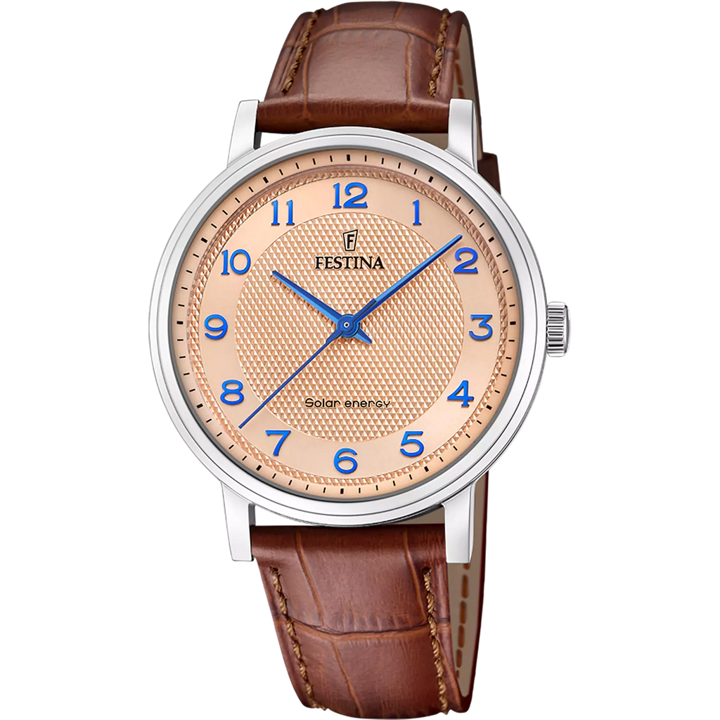 FESTINA SOLAR LEATHER ROSE