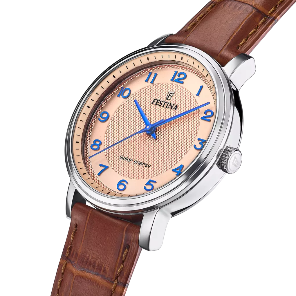 FESTINA SOLAR LEATHER ROSE