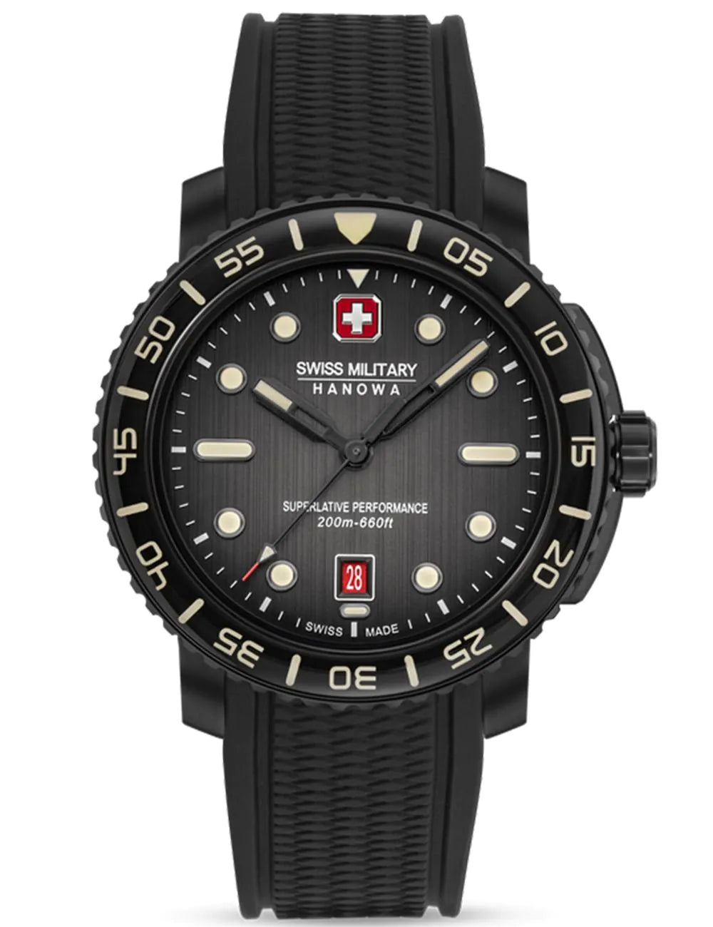 SWISS MILITARY BLACK MARLIN